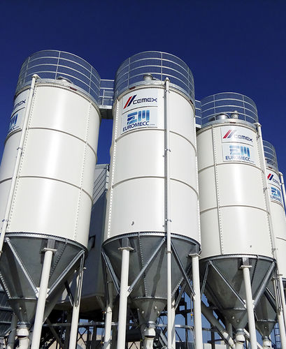 Silo bullonato - EUROMECC - per cemento / ad uso industriale
