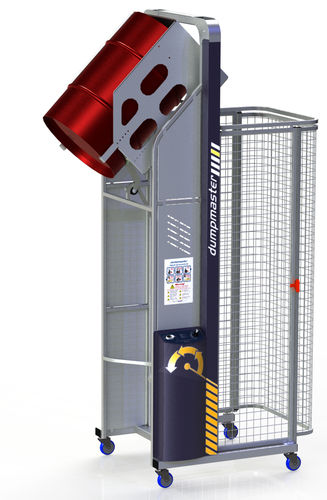 Ribaltatore meccanico - max. 200 l, max. 1 500 mm | Dumpmaster® - Simpro Handling Equipment - di pallets / per elevatore