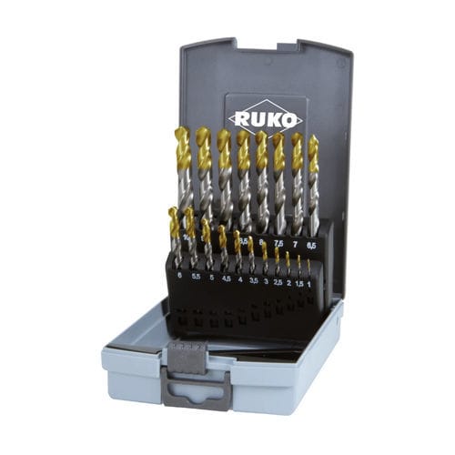 Set di punte per metalli non ferrosi - 2501214TRO - RUKO GmbH Präzisionswerkzeuge - per acciaio / per acciaio inossidabile / per ottone