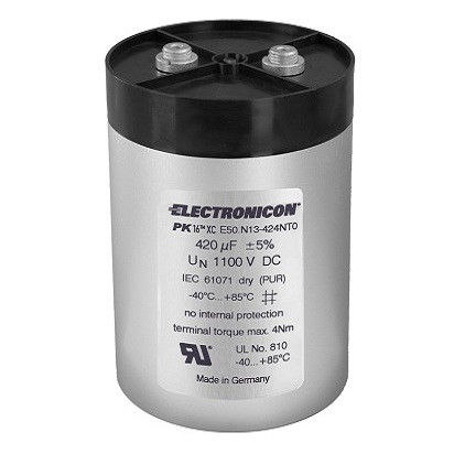 Condensatore a pellicola - E50 PK16™ - ELECTRONICON Kondensatoren - cilindrico / DC / alta corrente