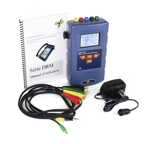 Microohmmetro digitale - DRM-10A - ndb Technologies - portatile / con bassa resistenza