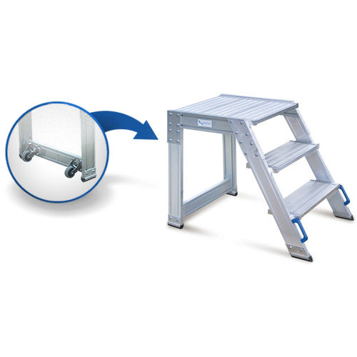 Scaletta avvolgibile - 10400 series - European Special Ladders, S.A. (ESLA) - su ruota / portatile / fissa