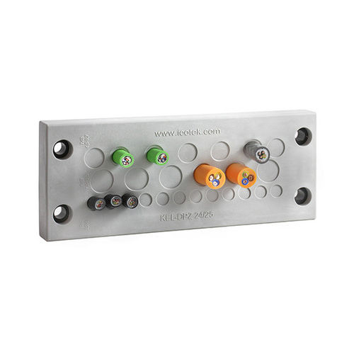 Piastra di ingresso cavi IP66 - KEL-DPZ series - icotek GmbH & Co. KG - IP65 / per armadio elettrico / per applicazioni igieniche