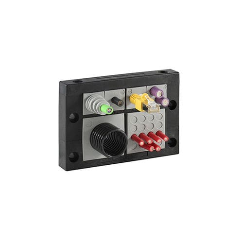 Listello passacavo IP54 - KEL 16-E  - icotek GmbH & Co. KG - modulare / per cavo preassemblato