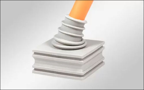 Passacavo in elastomero - KT-DPF  - icotek GmbH & Co. KG - in silicone / antitrazione