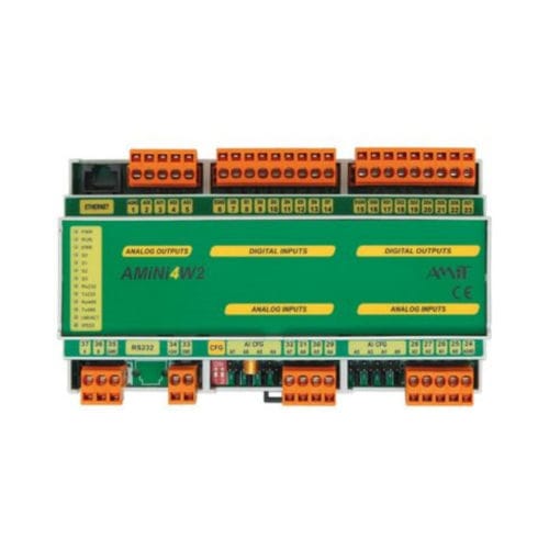 PLC su guida DIN - AMiNi4W2 - AMiT, spol. s r.o. - ingressi analogici / ingressi digitali / uscite digitali