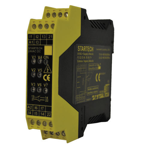 Relè di sicurezza 1NA - STARTECH - COMITRONIC - BTI - 1NC / PNP / 24 VDC