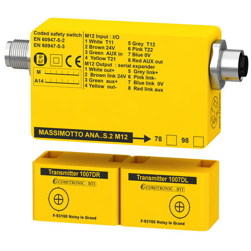 Interruttore di sicurezza - MASSIMOTTO ANA series - COMITRONIC - BTI - unipolare / resistente alle vibrazioni / per porta