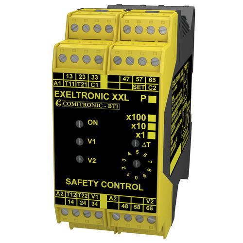 Relè di sicurezza di arresto di emergenza - EXELTRONIC XXL - COMITRONIC - BTI - 3NA / 2NA / 1NC