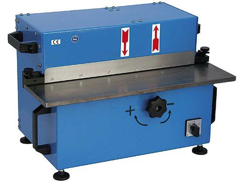 Sbavatrice per lamiera - BKE 550 - Assfalg GmbH - fissa / per bordo diritto / a doppia faccia