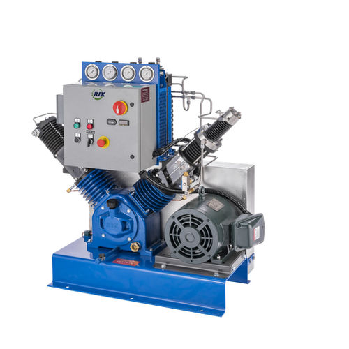 Compressore a pistone - 2V series - RIX Industries - per ossigeno / con motore elettrico / fisso