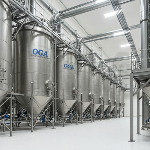 Sistema di trasporto pneumatico continuo - OGA SISTEMVAC - per silo / per alimentatore / per big bag