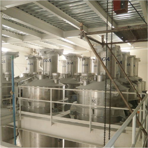 Serbatoio di stoccaggio - OGA SISTEMVAC - da reception / per materiali alla rinfusa / in acciaio inossidabile