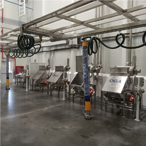 Sistema di movimentazione per sacchi - OGA SISTEMVAC - per l'industria farmaceutica / per l'industria agroalimentare