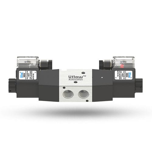 Distributore pneumatico a cassetto - DCC series - UFLOW AUTOMATION - ad azionamento pneumatico / a 3/2 vie / compatto