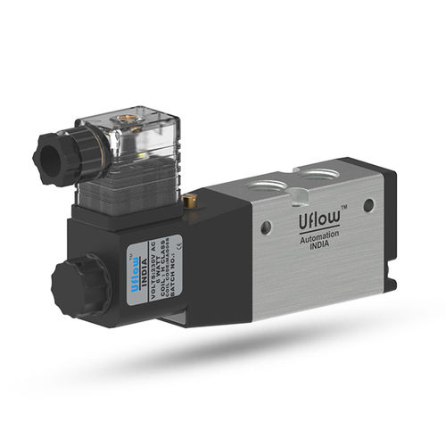 Distributore pneumatico a cassetto - DCC series - UFLOW AUTOMATION - ad azionamento pneumatico / a 5/2 vie / compatto
