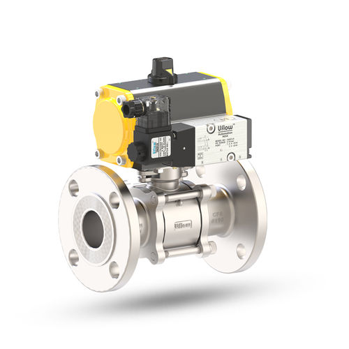 Valvola 3 pezzi - JC series - UFLOW AUTOMATION - a sfera flottante / pneumatica / di controllo