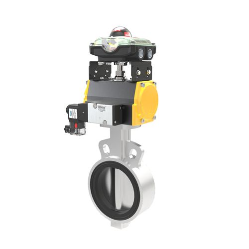 Valvola a farfalla - RCE - UFLOW AUTOMATION - a leva / con volante / pneumatica