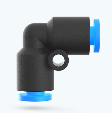 5x Raccordi Pneumatici Angolo 90° M5 Su 6mm - Ottone Per Aria Compressa, 16 Bar - Foto 5