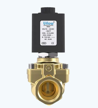 Elettrovalvola a comando assistito - PBU series - UFLOW AUTOMATION - a 2 vie / NC / NO
