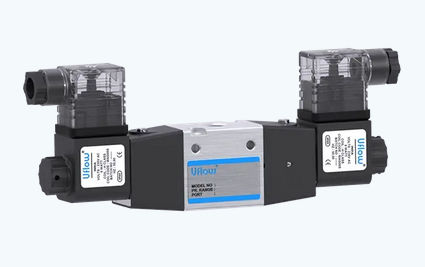 Distributore pneumatico a cassetto - DCS-C series - UFLOW AUTOMATION - ad azionamento pneumatico / a 3/2 vie / in alluminio
