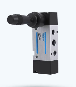 Distributore pneumatico a cassetto - DCS-L series - UFLOW AUTOMATION - a leva / a 5/3 vie / compatto