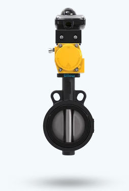 Valvola a farfalla - BW - UFLOW AUTOMATION - a comando pneumatico / a flangia di montaggio / a sede