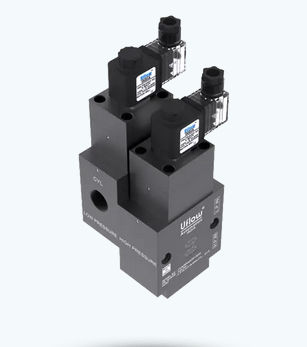 Elettrovalvola a comando assistito - DCP series - UFLOW AUTOMATION - a 3/2 vie / normalmente chiusa / aria