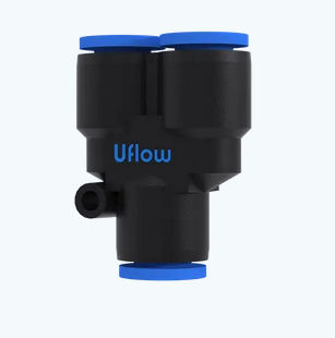 Raccordo pneumatico - V0270404 - UFLOW AUTOMATION - push-in / filettato / a Y