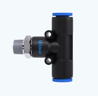 Raccordo pneumatico - VO - UFLOW AUTOMATION - filettato / a T / in plastica