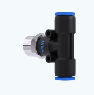 Raccordo pneumatico - VO - UFLOW AUTOMATION - filettato / a T / in plastica
