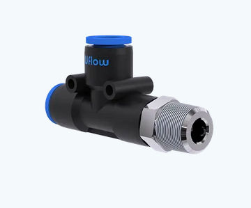 Raccordo pneumatico - VO - UFLOW AUTOMATION - filettato / a T / in plastica