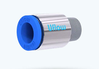 Raccordo pneumatico - VO series - UFLOW AUTOMATION - a bicchiere / filettato / in metallo