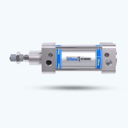 Cilindro pneumatico - PN4 - UFLOW AUTOMATION - a tiranti / a pistone / in acciaio inossidabile
