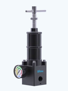 Regolatore di pressione per aria compressa - PB - UFLOW AUTOMATION - a pistone / monostadio / in alluminio