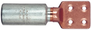 Capocorda senza saldature a compressione - C-AU series - MECATRACTION - tubolare / senza isolamento elettrico / bimetallica