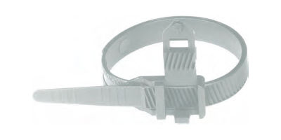 Fascetta stringicavo in poliammide - CCD9-A series - MECATRACTION - resistente ai prodotti chimici / a dentellatura esterna