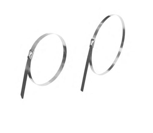 Fascetta stringicavo in acciaio inossidabile - STB…S series - MECATRACTION - auto-ancorante / resistente alla corrosione / resistente ai prodotti chimici