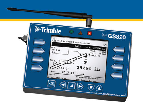 Indicatore di carica - GS820 - Trimble - LED / da montare su pannello / per gru