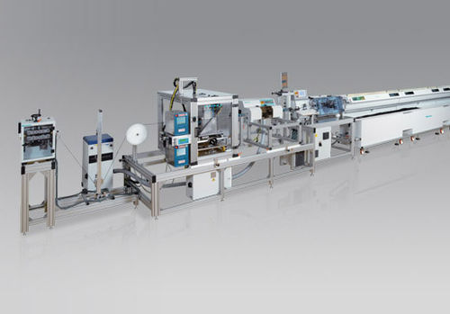 Linea di assemblaggio completamente automatica - Metzner Maschinenbau GmbH - di marcatura / per soluzioni di taglio / per unità di sensore
