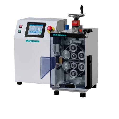 Macchina da taglio a lama - KL-BV - Metzner Maschinenbau GmbH - per materie plastiche / per film in plastica / per tubi flessibili