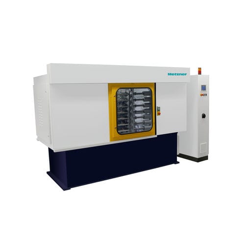 Macchina da taglio a lama - SR Series - Metzner Maschinenbau GmbH - per materie plastiche / per guarnizioni di tenuta / controllata da PLC