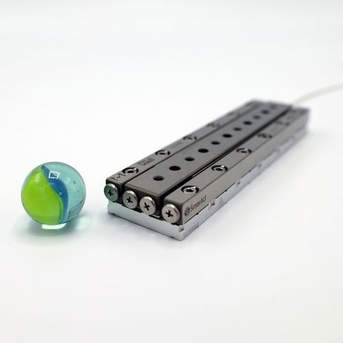 Piastra di posizionamento lineare - SLC-2490 - SmarAct GmbH - piezoelettrica / 1 asse / di alta precisione