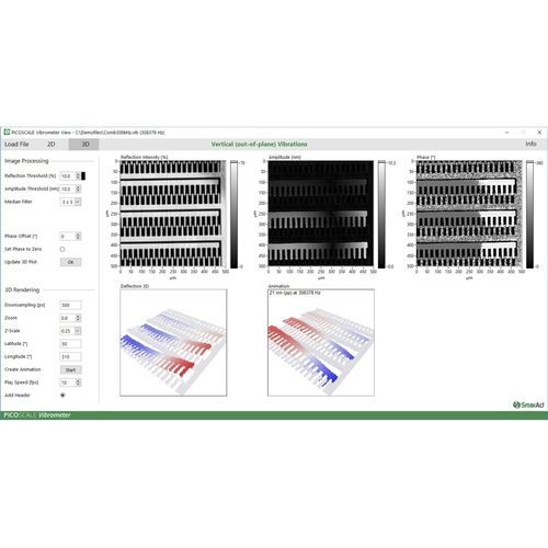 Software di regolazione - SmarAct GmbH - di analisi di dati / di interfaccia / di visualizzazione