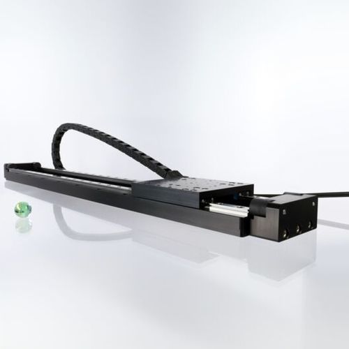 Piastra di posizionamento a corsa lunga - MLL-82 - SmarAct GmbH - a trascinamento elettromagnetico / in ciclo chiuso / a presa diretta