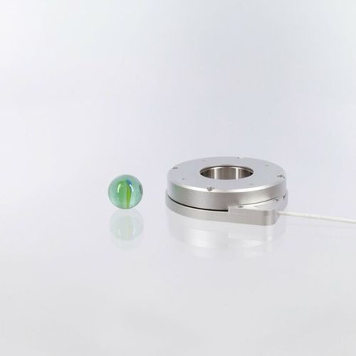 Piastra di posizionamento rotativa - SR-5714 - SmarAct GmbH - alluminio / vuoto-compatibile / in ciclo chiuso