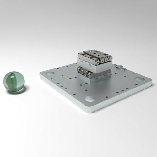 Piastra di posizionamento in miniatura - XY-SLC17:22 - SmarAct GmbH - lineare / 2 assi / in ciclo chiuso