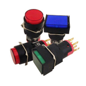 Pulsante con testa a fungo - 40 series - Werner Electric GmbH - IP65 / compatto / luminoso a LED