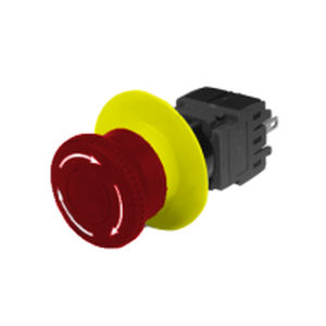 Pulsante con testa a fungo - 41 series - Werner Electric GmbH - di arresto di emergenza / rotondo / elettromeccanico