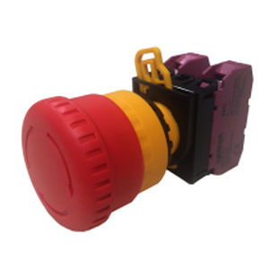 Pulsante con testa a fungo - 45 series - Werner Electric GmbH - di arresto di emergenza / elettromeccanico / luminoso a LED